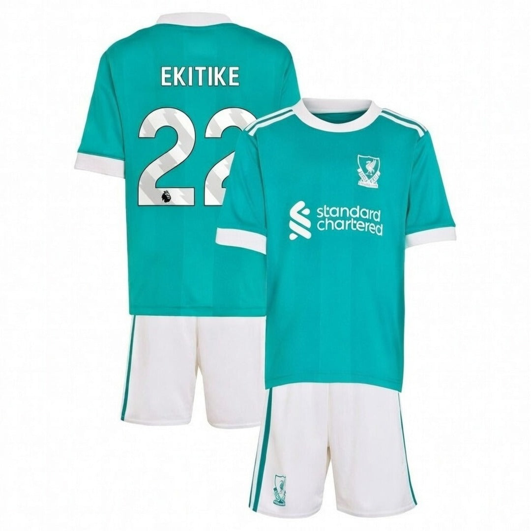 Ekitike Liverpool Away Kids Set
